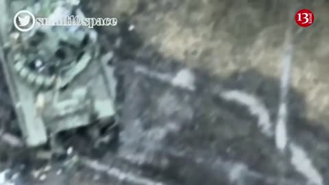 İmage of next failed attack by Russians - dozens of pieces of equipment destroyed