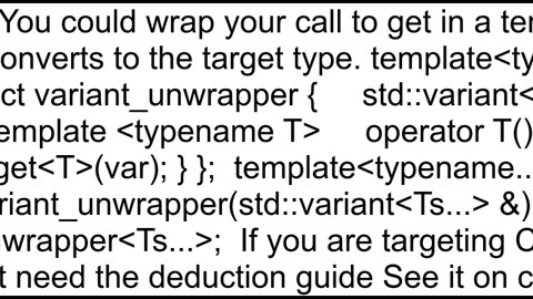 Cleaner way to specify type to get from a stdvariant