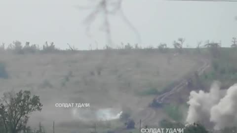 Video from one of the roads strewn with Ukrainian vehicles that were hit and destroyed.