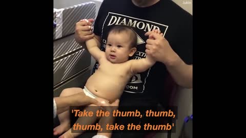 DOCTOR GET BABY SHOTS WITHOUT CRYING....AMAZING