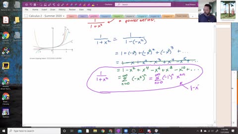 Calculus 2 - Section 11-9 - Intro to Representing Functions as Powers Series - Some Examples