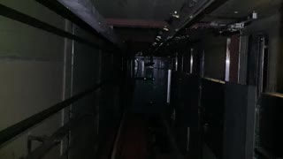 Bottom of an elevator