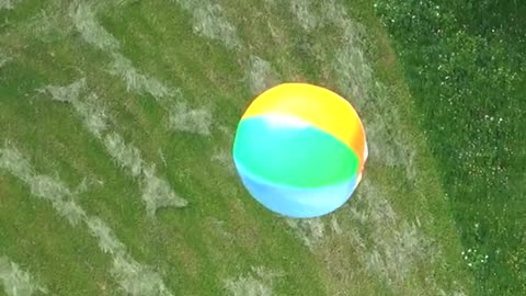 Catching a GIANT Beach Ball from 165m Dam