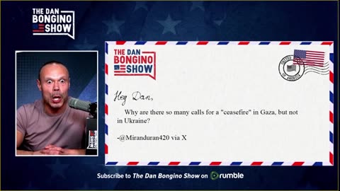 Bongino - Questions For Dan - Obama VP Pick and Ceasefire Gaza vs. Ukraine