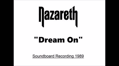 Nazareth - Dream On (Live in Germany 1989) Soundboard