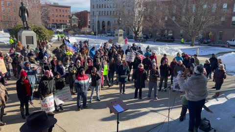 Demonstrators Protest NH Governor's Private Inauguration