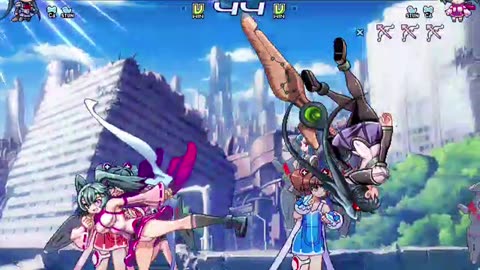 Yui + Eko vs Ayane + Eko