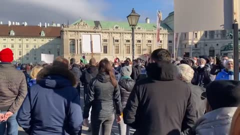 Proteste in Wien gegen Corona-Lockdown und Impfungen