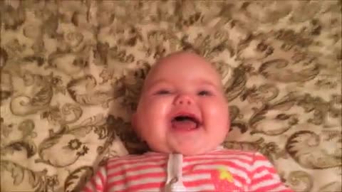 Baby Laughs at Daddy Saying 'Arigato'