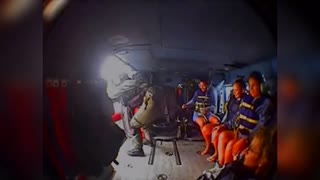 Siete personas rescatadas tras caer un rayo en su bote en el Golfo de México