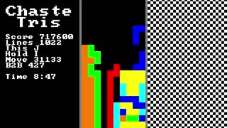 CT Stacking 1100 Lines #Tetris #Queen #DaWae #ChasteTris