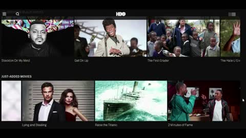 HBO NOW On Demand Streaming content and UI Preview