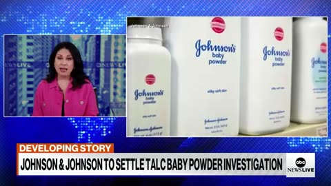 Johnson & Johnson reaches settlement over safety of its talc baby powder