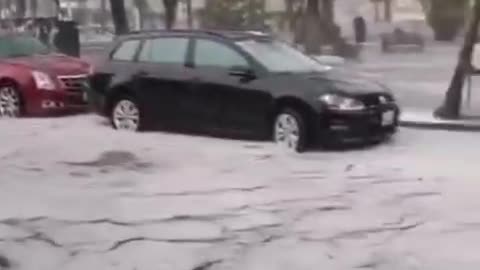 Heavy Floods After A Severe Hail Storm In City Of Puebla, Mexico | May 24, 2024