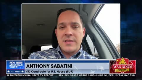 Anthony Sabatini Joins Steve Bannon's WarRoom