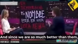 Javier Milei: "You can't give shit leftards an inch!