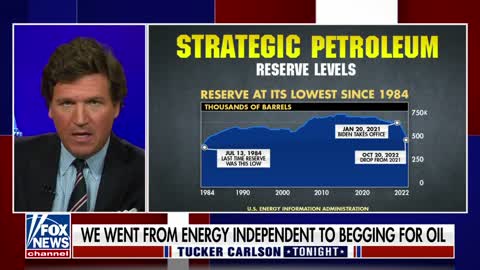 Tucker Carlson: The US is about to run out of diesel fuel