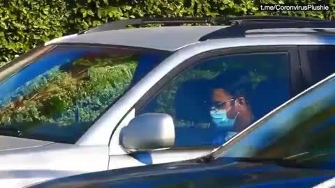Dr Mark McDonald- Wearing a mask when you're alone in the car