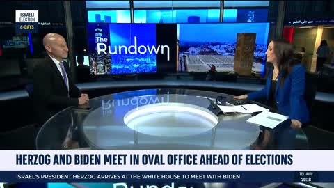 Israeli President Isaac Herzog and US President Joe Biden meet in the Oval Office