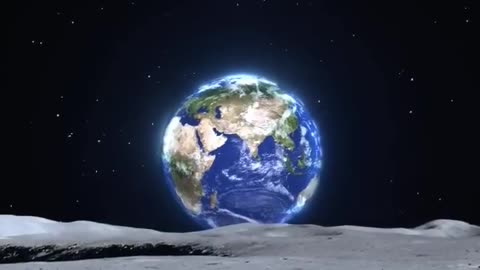 How earth looks from the moon