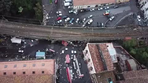 ❗️Drone footage in Italy shows the aftermath