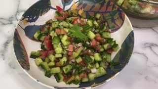 The best salad: Inspired by Israeli Salad