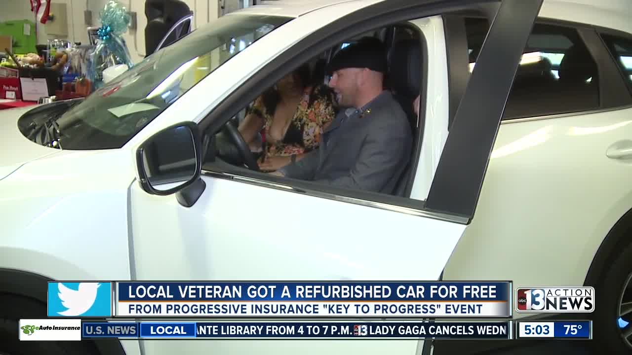 Las Vegas valley veteran receives car