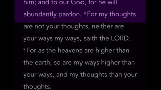 Morning Prayer 250: Isaiah 55:6-7