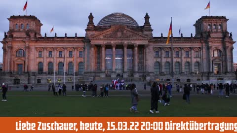 Liebe Zuschauer, heute, 15.03.22 20:00 Direktübertragung! "DC am Abend"