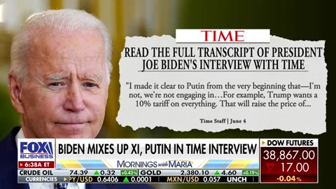 ‘DISTRESSING’_ Biden mixes up Xi _ Putin in Time Magazine interview gutfeld News