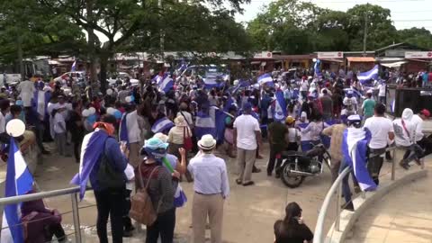 Nicaragüenses exigen la renuncia de Daniel Ortega en las calles