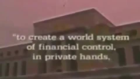 Rockerfeller's Speech from 1991 Planning WORLD GOVERNMENT