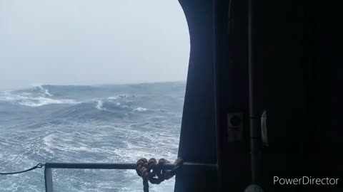 Ship in Storm | INSANE Navy Boat Exercise in Too Rough Sea #shorts #short