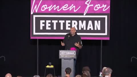 PA Democrat John Fetterman a Total Mess at Abortion Rally