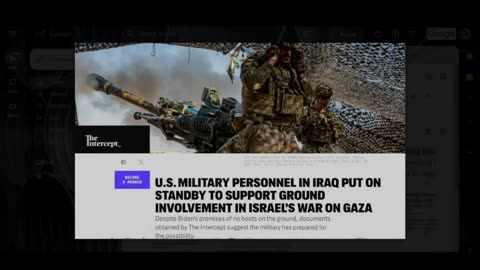 U.S. Troops "On Standby" To Fight In Israel/Hamas War?