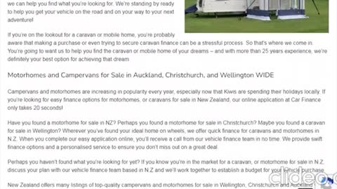 Motorhome for sale NZ
