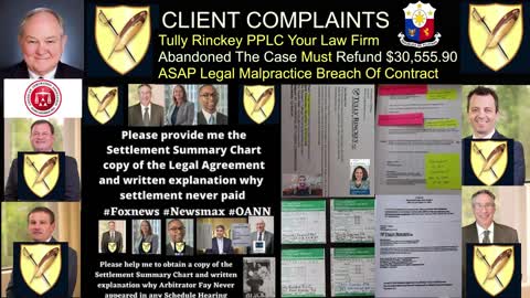 Tully Rinckey PLLC Client Abandoned Legal Malpractice Breach Of Contract Refund $30,555.90 Supreme Court