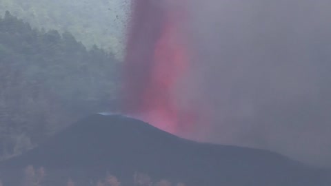 Impresionantes imágenes de la lava en la zona afectada por la erupción