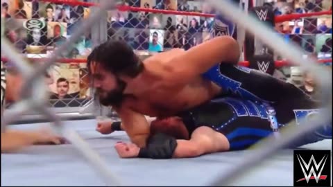 WWE PO POLSKU Seth Rollins vs Dominik mysterio - steele cage match