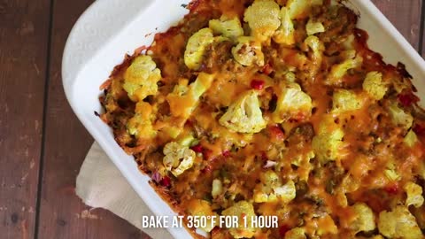 Keto Taco Casserole Recipe