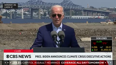 Joe Biden "Climate Change Is a Clear and Present Danger. Sending Folks Out from the Labor Department to Make Sure We Hold Workplaces Accountable to the Standards Being Set."