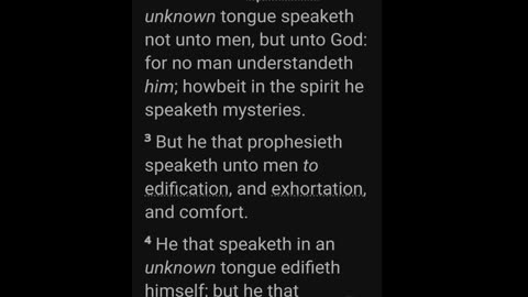 Speaking in Tongues is not Babbling period. Part 2