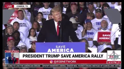 President Trump Rally in Conroe, TX 1.30.22 Condensed