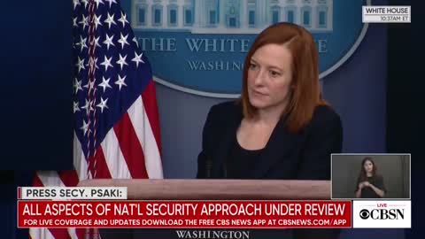 White House Press Secretary Jen Psaki Answers Question About Game Stop