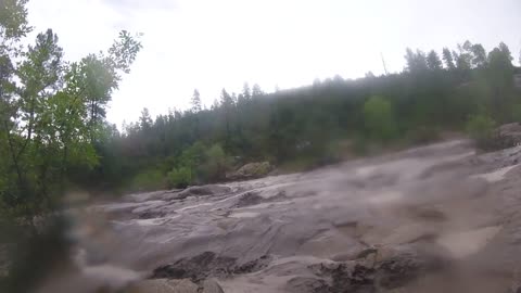 Water Wheel Falls Flash Flood