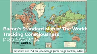 Bacon's Standardkarte der Welt