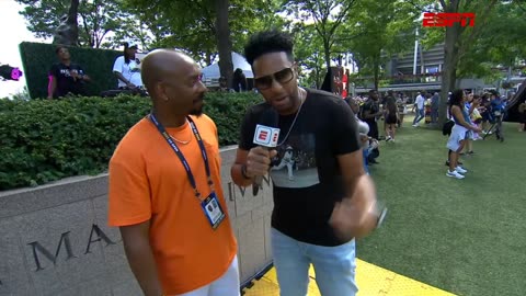 DJ Mad Linx on ESPN @ The U.S. Open 2023 HBCU Day