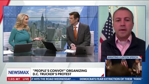 Chris Marston on NewsMax for the AFCLF / People's Convoy