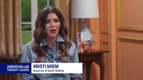 Gov. Kristi Noem - a Great American who has proven that following God and His principles work