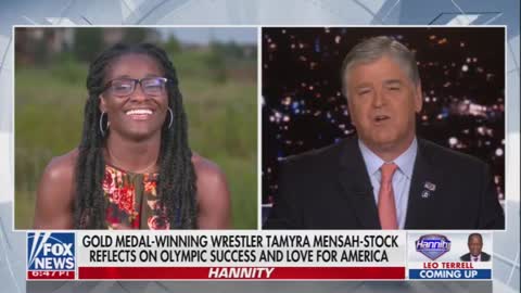 All Glory to God! Olympian Tamyra Mensah-Stock Loves Country!